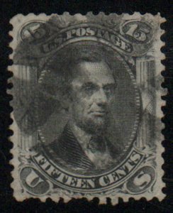 USA #77 VF/XF, circle of triangles cancel, bold color! CHOICE! Retail $175