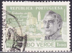 Cape Verde 297 Used 1954 Founding of San Paulo, Brazil