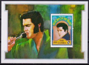 Gambia 1992 Music Rock Elvis Presley Sc. 1191 S/S MNH