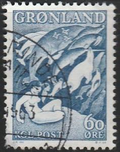 Greenland, #43 Used From 1957-69