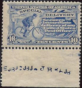 # E6 Mint Never Hinged  Bottom Margin Doodle Single Post ...