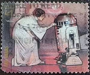 US Scott # 4143f; used 41c Star Wars from 2007; VF centering; off paper