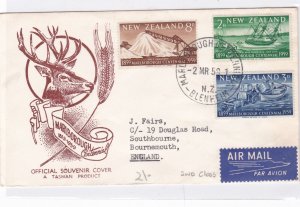 new zealand 1959  stamps cover  ref 12187