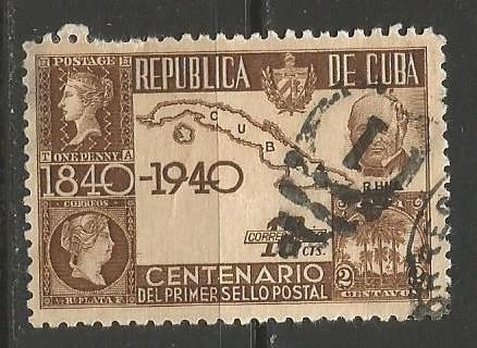 Cuba C32 VFU ROWLAND HILL MAP V313-2