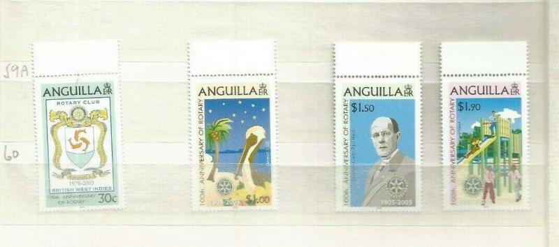 ANGUILLA 2005 SCOTT 1137-40  MNH 