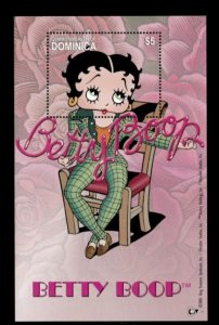 Dominica 2001 - Betty Boop- Souvenir Stamp Sheet - Scott #2348 - MNH