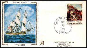 US American Navy Bicentennial Frigate Randolph 1975 Zaso Cover