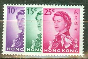 JC: Hong Kong 203-217 mint CV $184.85; scan shows only a few