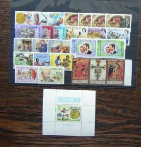 Barbuda 1968 - 70 Olympics  Scouts Royal Wedding Easter Dickens Red Cross MNH