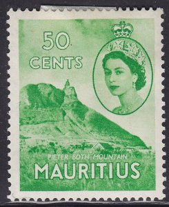 Mauritius 260 Pieter Both Mountain 1953