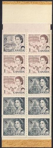 Canada #544C 8 cent Pane of 10 mint OG NH XF