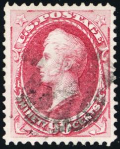 155, Used 90¢ Perry XF Premium Stamp With PFC Certificate - Stuart Katz