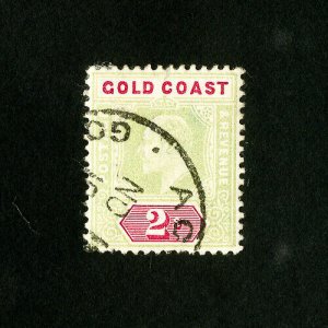 Gold Coast Stamps # 46 VF Used Catalog Value $32.50