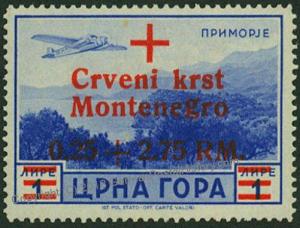 Germany WWII Montenegro Michel 34 MH 53366