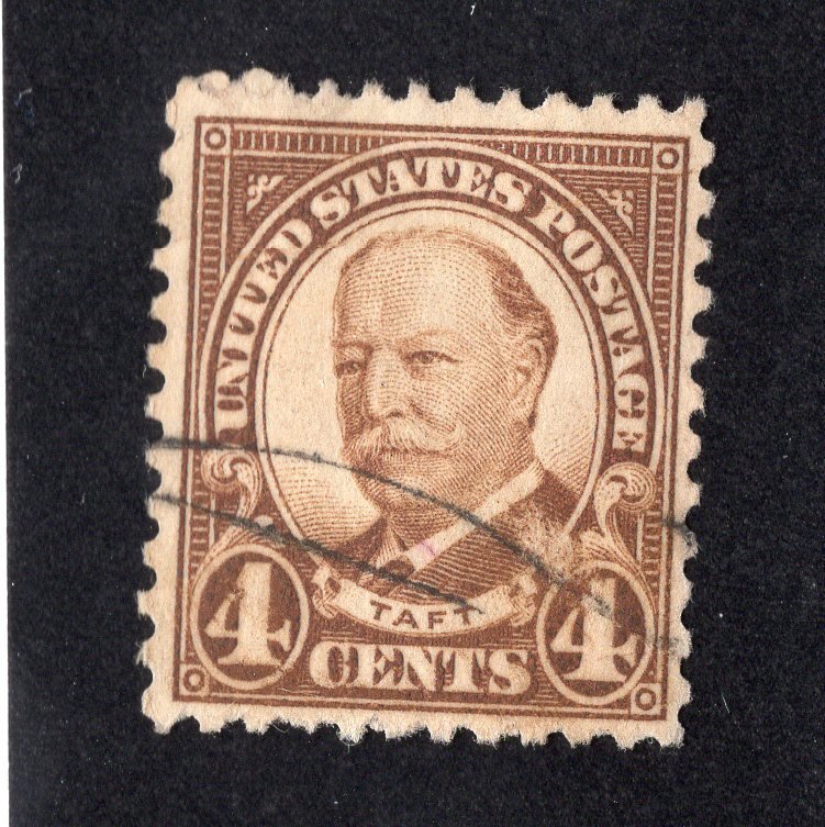 US 1930 4c brown Taft, Scott 685 used, value = 25c