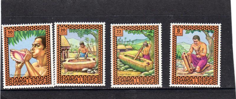 Samoa 1975 Musical Instruments MNH