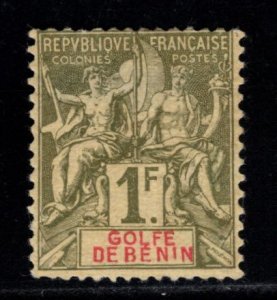 Golfe de Benin Scott 32 MH* perf 14x13.5 Genuine  looks great but is thinned