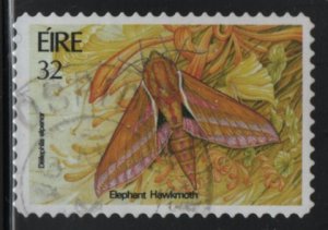 Ireland 1994 used Sc 937 32p Elephant hawkmoth - self-adhesive