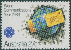 Australia 1983 SG887 27c World Communications Year MNH