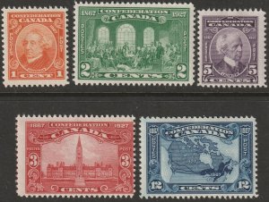 Canada 141-145 complete set MH