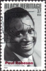 US Used 37 cent Scott# 3834 Paul Robeson VF