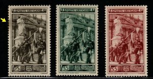 Vatican Scott 180-182 MH* Palatine guard centennial stamp set