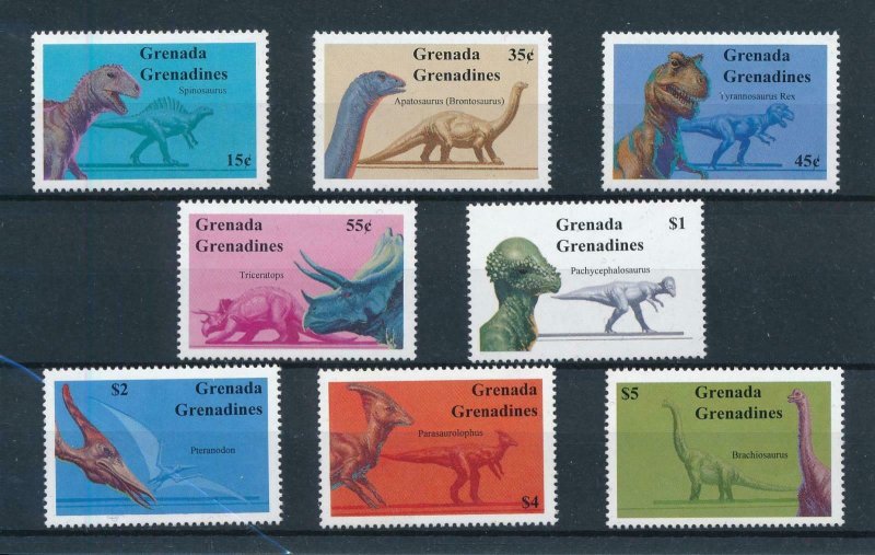 [105733] Grenada 1994 Prehistoric animals dinosaurs Tyrannosaurus rex  MNH