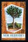 NEW HEBRIDES - 1969 - Timber Industry - Perf Single Stamp, English - M N H