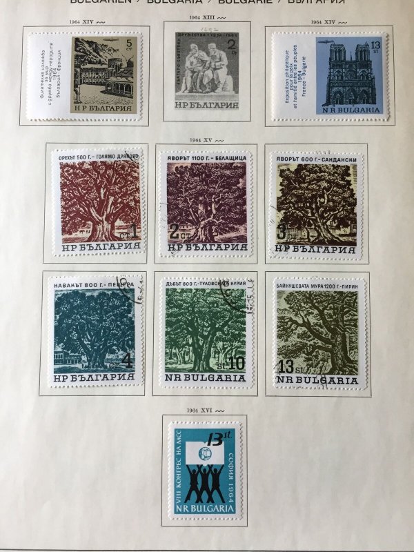 BULGARIA 1964/65 Fish Birds Sport Used on Pages (Apx 110+ Items) Apr 526 