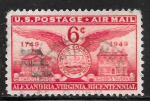 USA C40: 6c Alexandria, single, used, VF