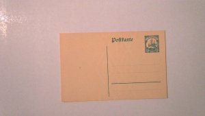 GERMANY TOGO POSTAL CARD MINT ENTIRE