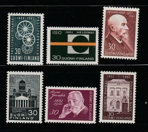 Finland 382-387 Sets MH Various