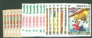 Anguilla #485/553  Single (Complete Set)