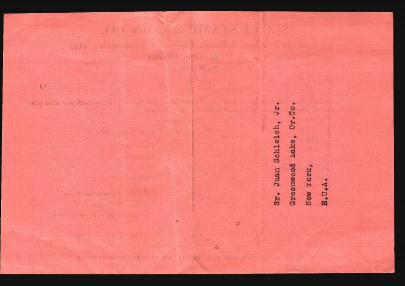 Peru SC# 283 - 289 FDC / Tiny Top Flap Tear / 1931 Scotts Receipt - Z14601