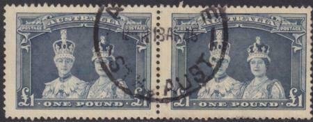 Australia 1938 SC 179a Pair Used