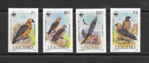 BIRDS - LESOTHO #512-15  MNH