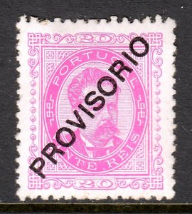 Portugal - Scott #83 - MH - 2 thins, paper adhesion and pencil/rev. - SCV $42