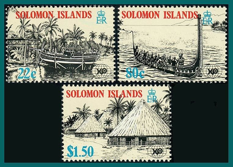 Solomon Islands 1988 Expo World Fair, MNH #611-613,SG618-SG620