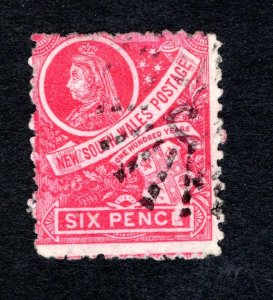 New South Wales SC#80a  VG  Used.   CV 15.00   .......    4320102