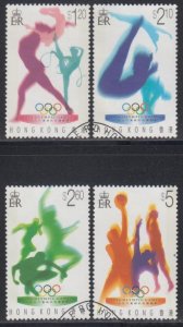 Hong Kong 1996 Atlanta Olympic Games Stamps Set of 4 Fine Used