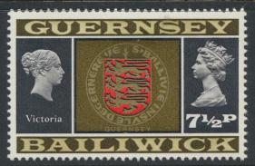 Guernsey  SG 54  SC# 51 Mint light hinge see details