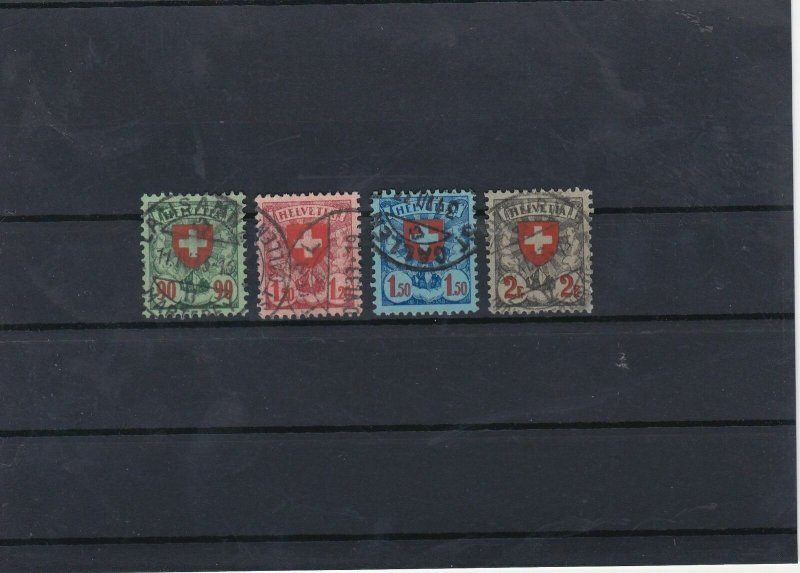 Switzerland 1924 Used Stamps Set CAT£36 Ref: R6749