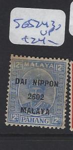 MALAYA JAPANESE OCCUPATION PAHANG (P0108B)  12C  DN  SG J243  VFU