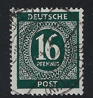 Germany AM Post Scott # 542, used