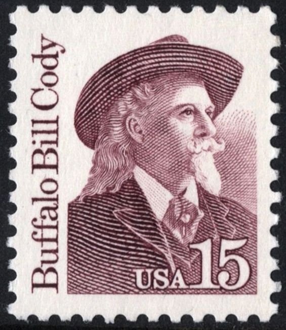 SC#2177 15¢ Great Americans: Buffalo Bill Cody Single (1988) MNH