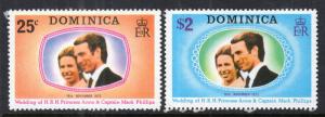 Dominica 372-373 Royal Wedding MNH VF