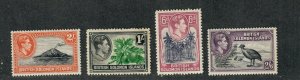 Solomon Islands Sc#74-77 M/H/VF, Cv. $27.55