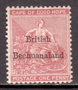 Bechuanaland - Scott #6 - MH - Gum toning - SCV $18