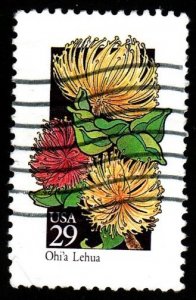 SC# 2669 - (29c) - Wildflowers, Ohi'a Lehua, used single