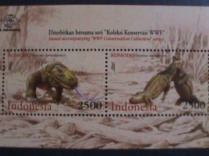 INDONESIA 2000 SC# 1915-WWF-WORLDWIDE FUND FOR NATURE MNH S/S- VERY FINE